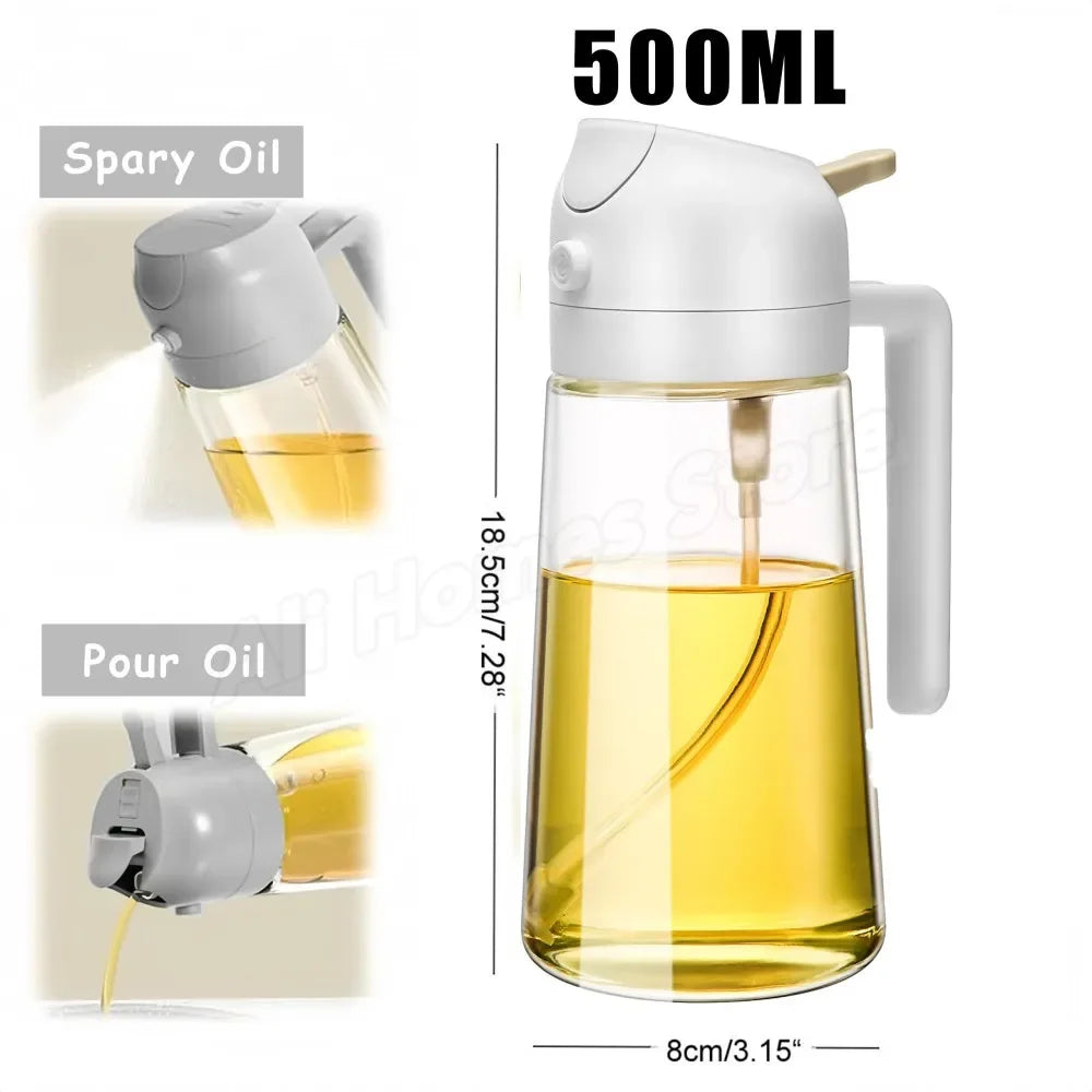 2 in 1 olive oil sprayer and oil