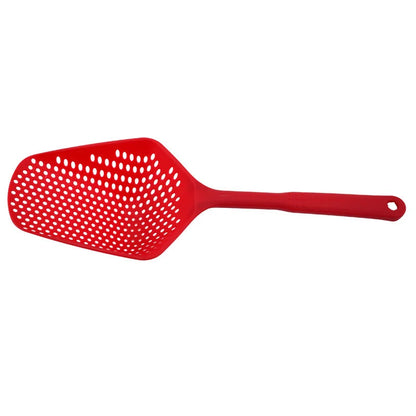 Food Drain Shovel Nylon Slotted Skimmer with Handle