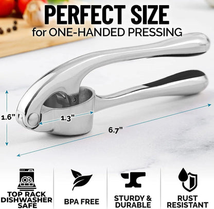 Premium Garlic Press Rocker Crusher