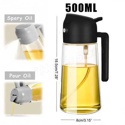 2 in 1 olive oil sprayer and oil