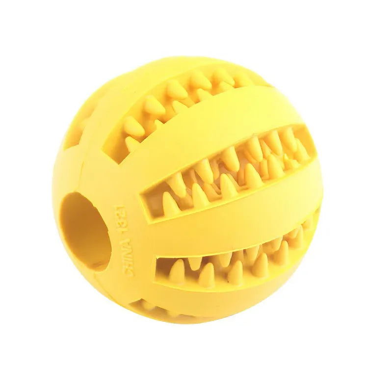 Dog Food Treat Feeder Chew Tooth Cleaning Ball