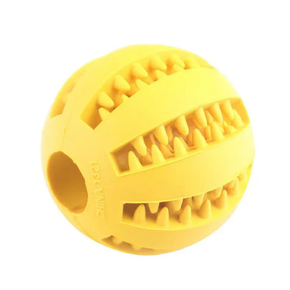 Dog Food Treat Feeder Chew Tooth Cleaning Ball