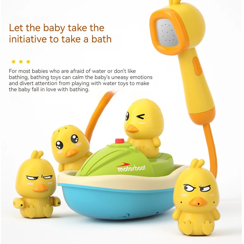 Cute Baby Duck Shower Bathtubs Toys