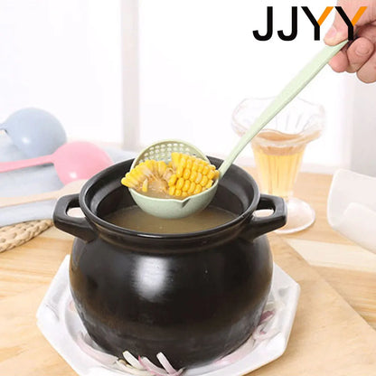 2 in 1 Kitchen Long handle Tableware Hot Pot Spoon