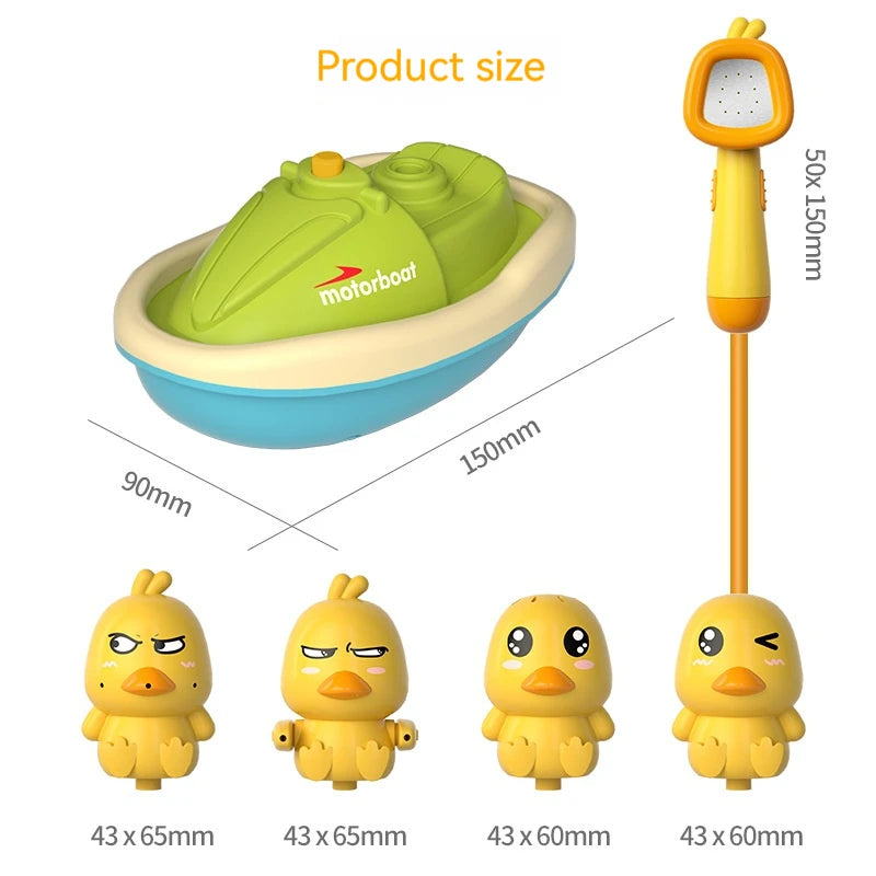 Cute Baby Duck Shower Bathtubs Toys