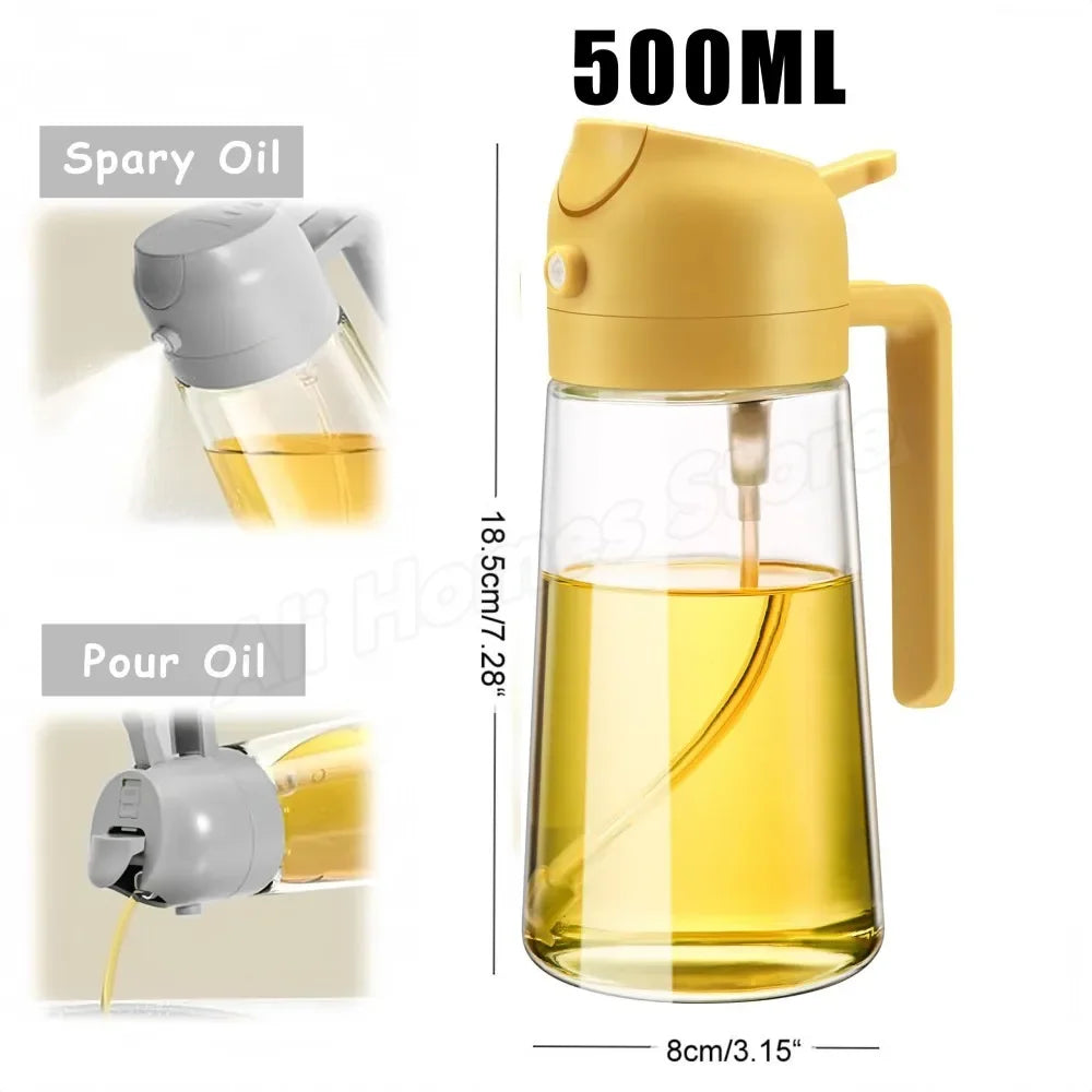 2 in 1 olive oil sprayer and oil