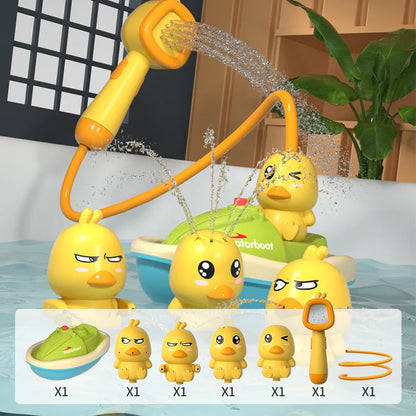 Cute Baby Duck Shower Bathtubs Toys