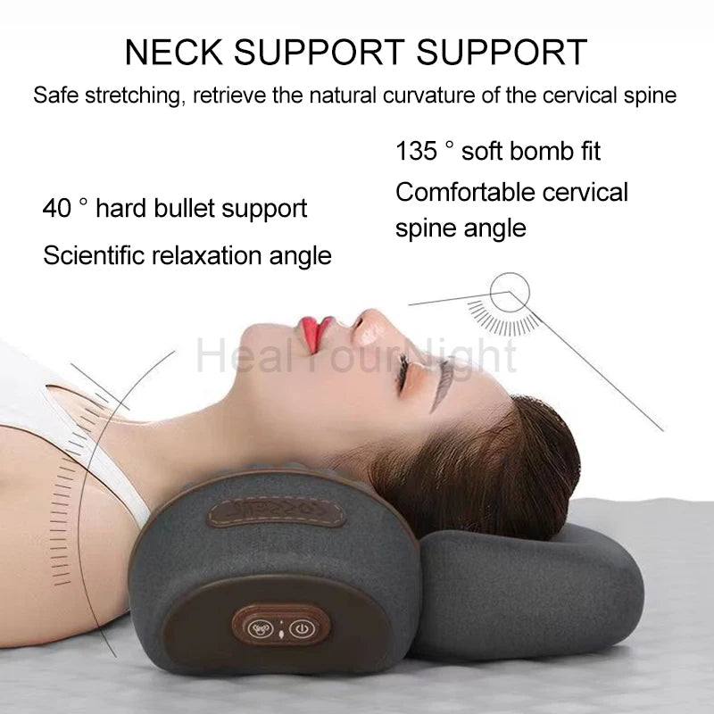 Neck Massage Pillow for Relax Sleeping