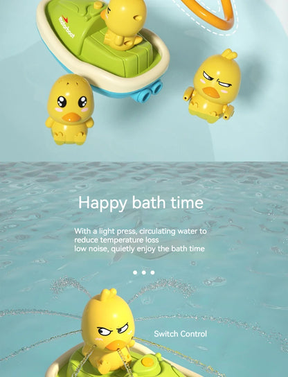 Cute Baby Duck Shower Bathtubs Toys