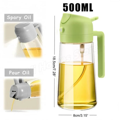 2 in 1 olive oil sprayer and oil