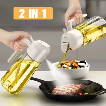 2 in 1 olive oil sprayer and oil