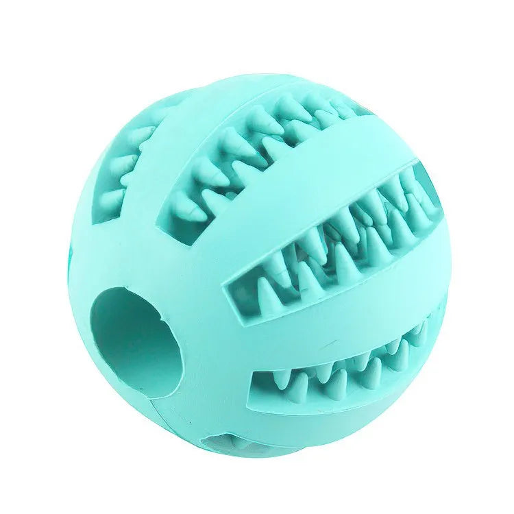 Dog Food Treat Feeder Chew Tooth Cleaning Ball