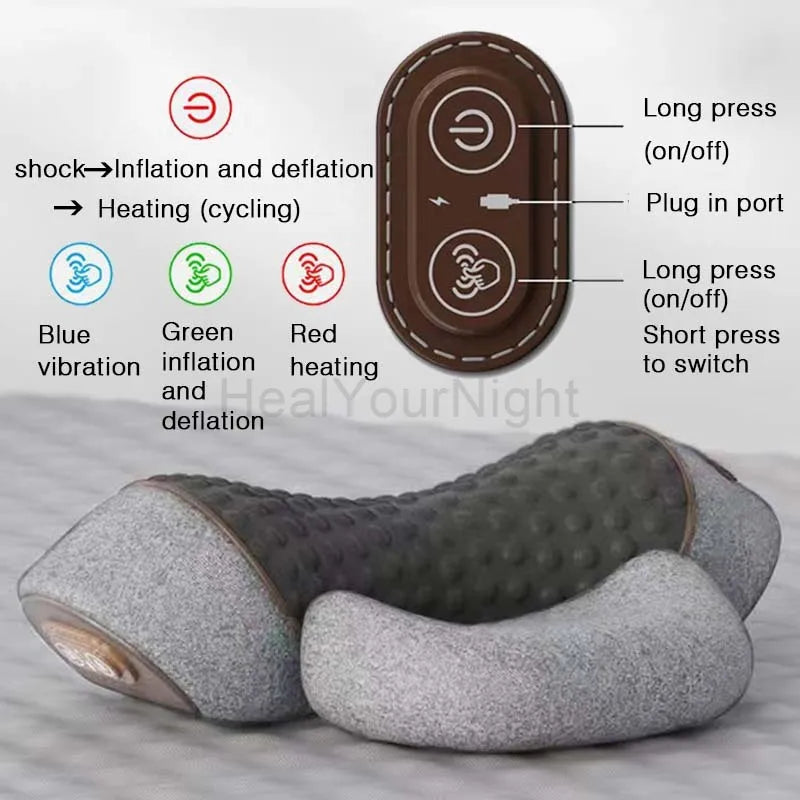 Neck Massage Pillow for Relax Sleeping