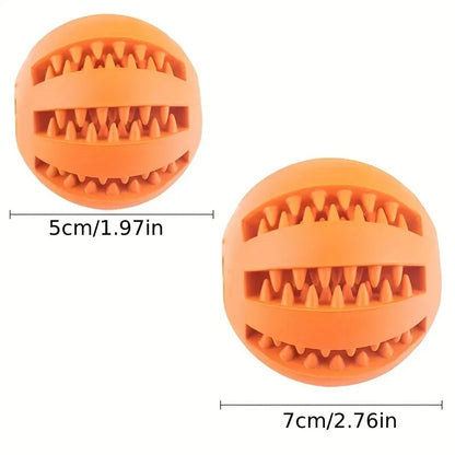 Dog Food Treat Feeder Chew Tooth Cleaning Ball