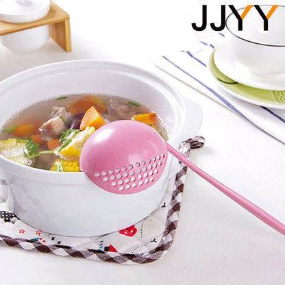 2 in 1 Kitchen Long handle Tableware Hot Pot Spoon