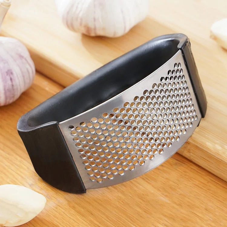 Stainless Steel Garlic Press Crusher Tool