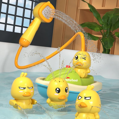 Cute Baby Duck Shower Bathtubs Toys