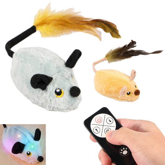 Cat Mouse Interactive Rechargeable Plush Toys