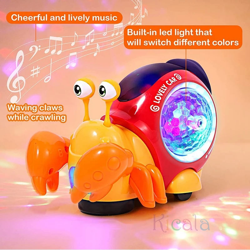 Crawling Crab Baby Dancing Musical Toys