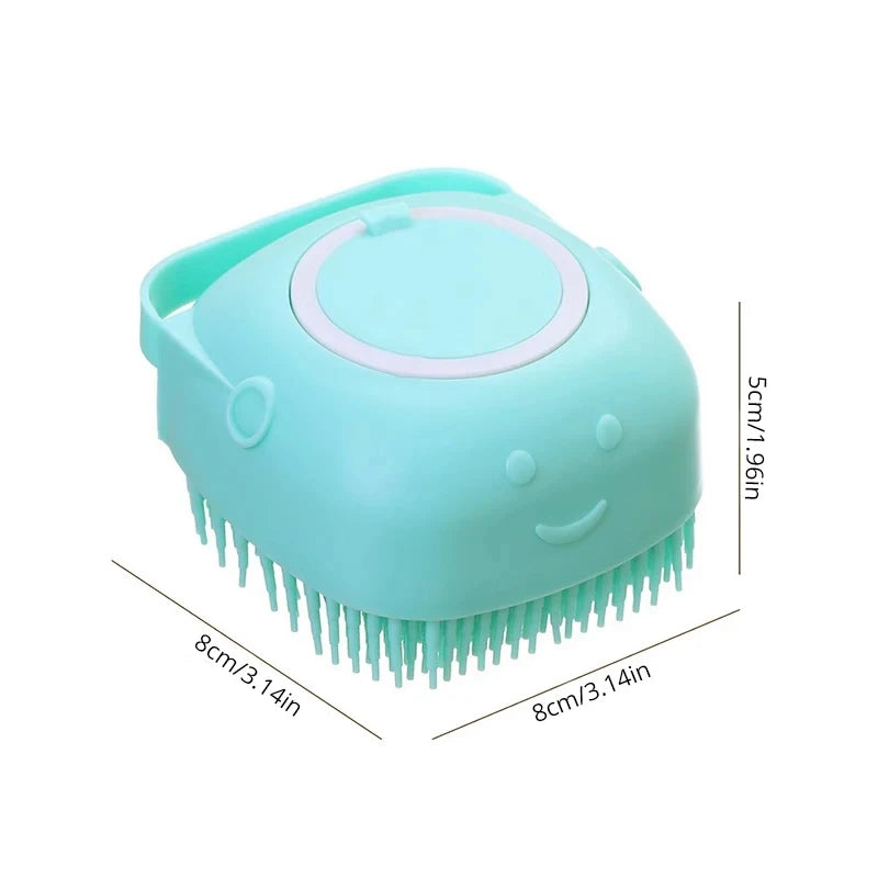 Pet Bathing Soft Silicone Massager Brush