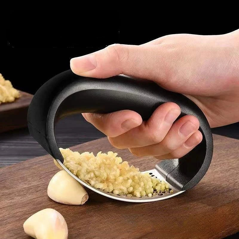 Stainless Steel Garlic Press Crusher Tool